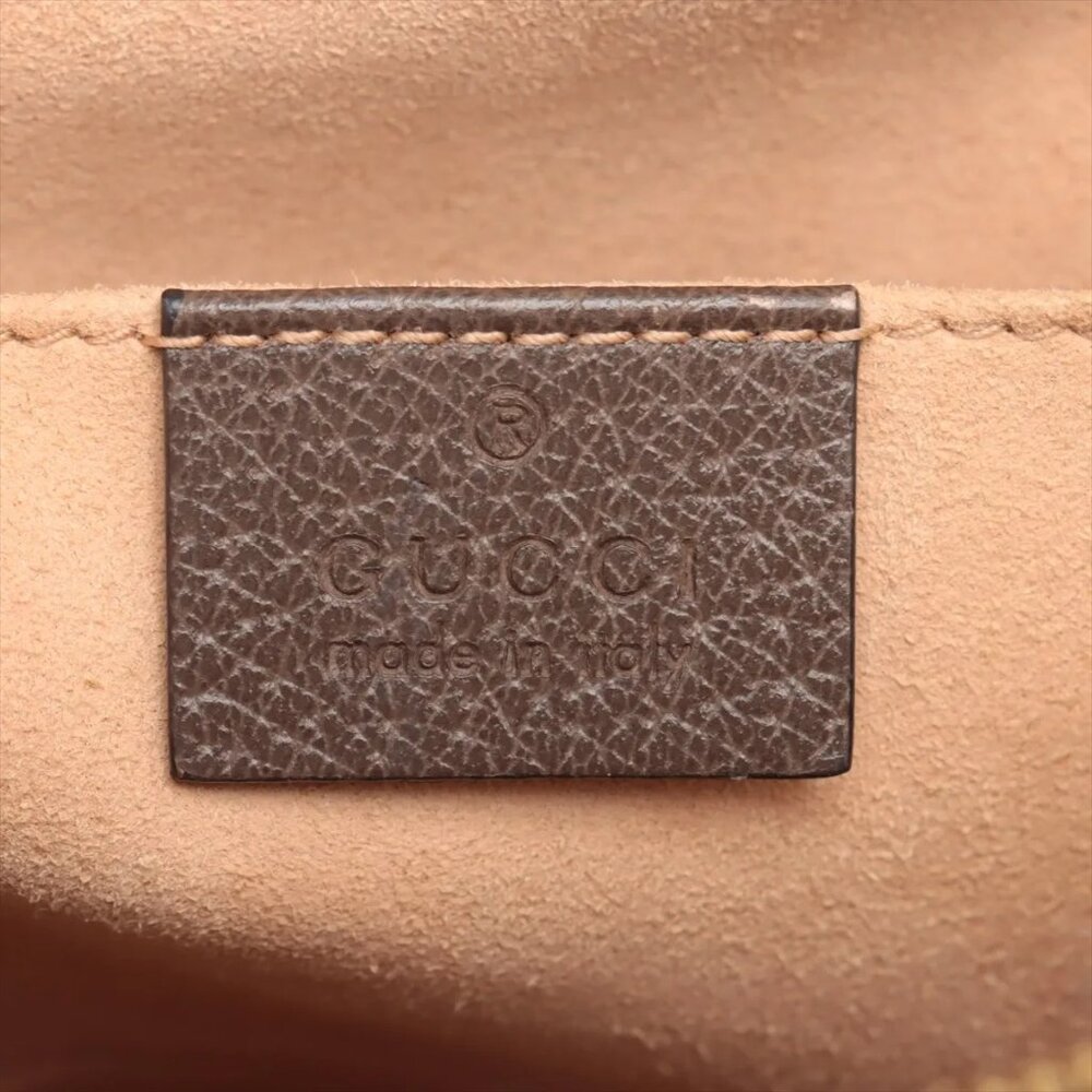 Sold✅Gucci GG Supreme Ophidia PVCx leather 2 Way Handbag Beige x brown 547551 - Picture 12 of 14